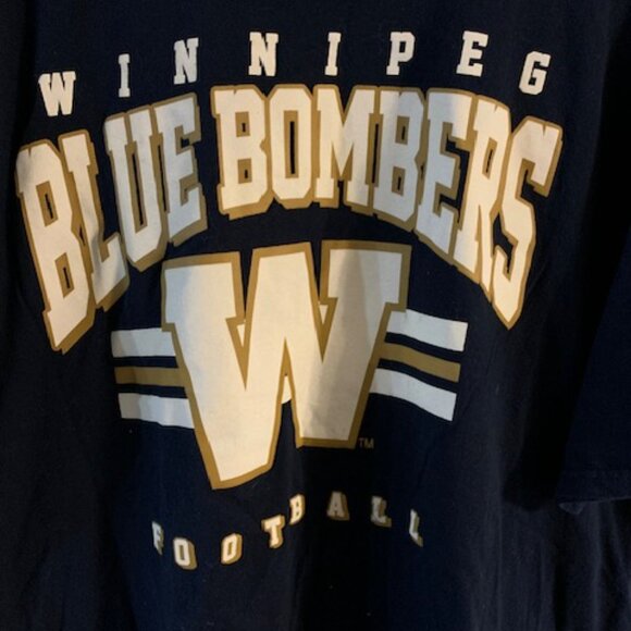 WINNIPEG BLUE BOMBERS FOOTBALL TSHIRT - Picture 3 of 3